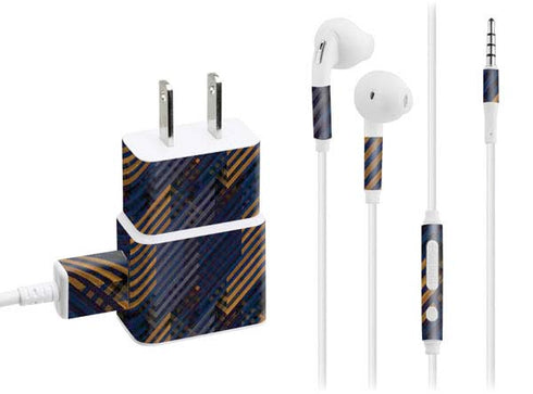 Retro Fall Pattern Phone Charger Skin
