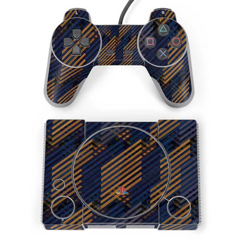 Retro Fall Pattern PlayStation Classic Bundle Skin