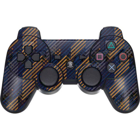 Retro Fall Pattern PS3 Dual Shock wireless controller Skin