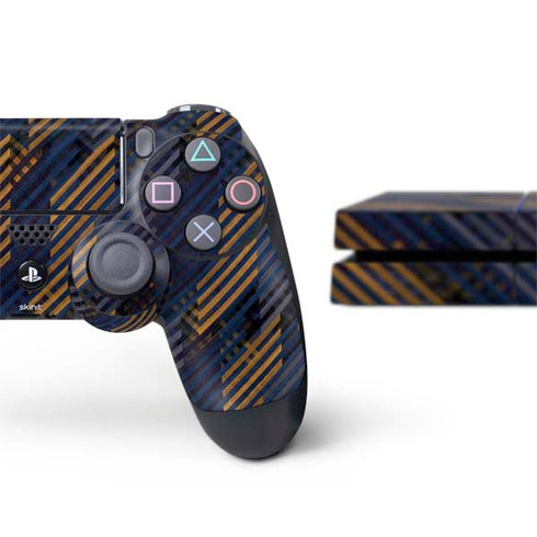 Retro Fall Pattern PS4 Console and Controller Bundle Skin