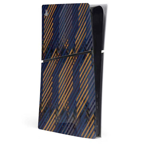 Retro Fall Pattern PS5 Slim Digital Edition Console Skin