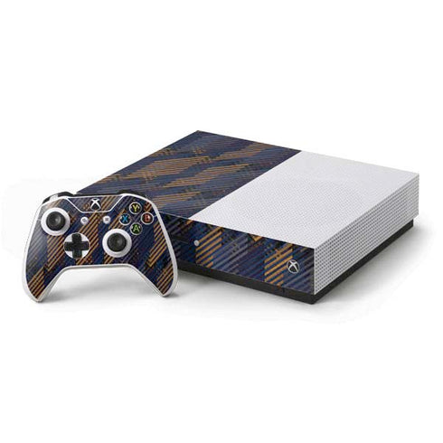 Retro Fall Pattern Xbox One S Console and Controller Bundle Skin