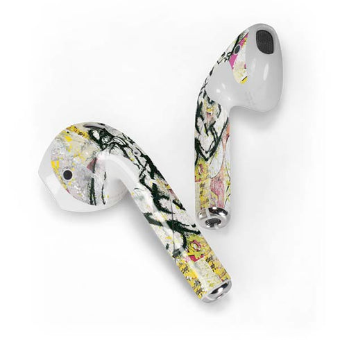 DC Comics The Flash Retro Abstract Running Pose Apple AirPods Skin