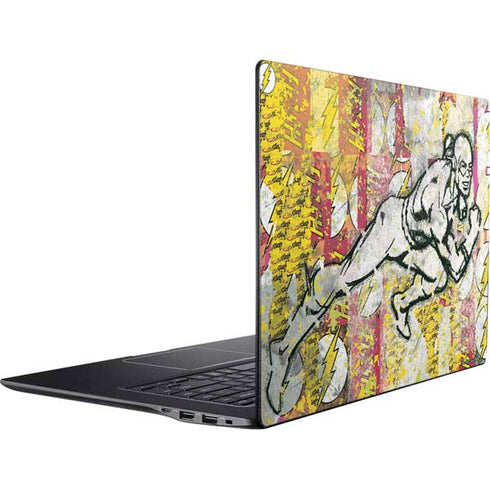 DC Comics The Flash Retro Abstract Running Pose Ativ Book 9 (15.6in 2014) Skin