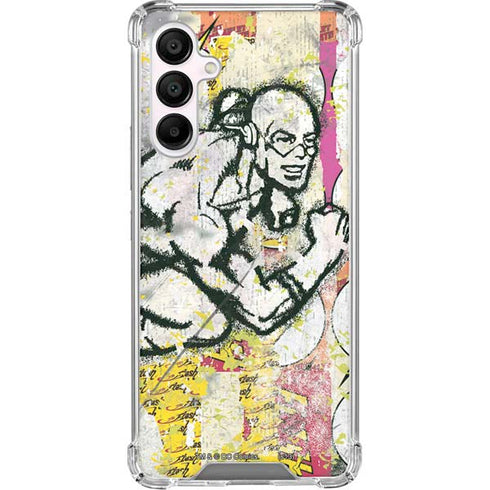 DC Comics The Flash Retro Abstract Running Pose Galaxy A16 5G Clear Case