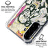 DC Comics The Flash Retro Abstract Running Pose Galaxy A36 5G Clear Case