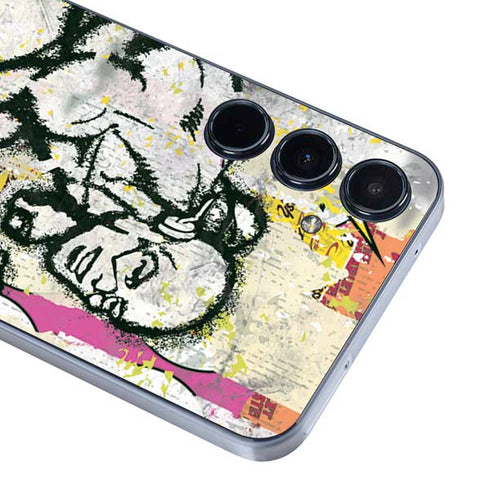 DC Comics The Flash Retro Abstract Running Pose Galaxy A36 5G Skin