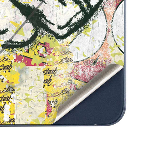 DC Comics The Flash Retro Abstract Running Pose Galaxy A36 5G Skin