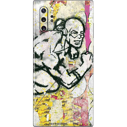DC Comics The Flash Retro Abstract Running Pose Galaxy Note 10 Plus Skin