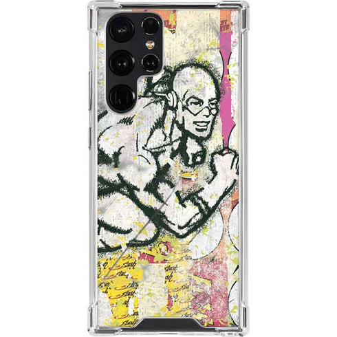 DC Comics The Flash Retro Abstract Running Pose Galaxy S23 Ultra Clear Case