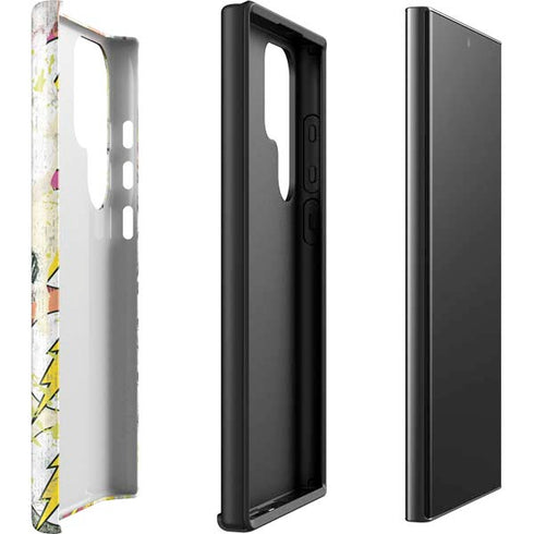 DC Comics The Flash Retro Abstract Running Pose Galaxy S23 Ultra Pro Case