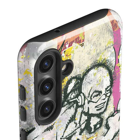 DC Comics The Flash Retro Abstract Running Pose Galaxy S25 Impact Case