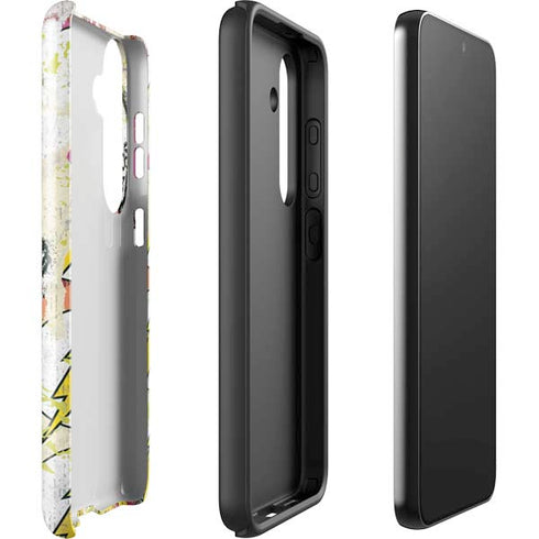 DC Comics The Flash Retro Abstract Running Pose Galaxy S25 Impact Case