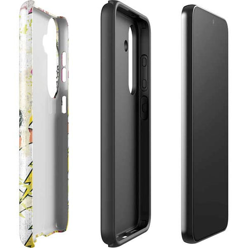 DC Comics The Flash Retro Abstract Running Pose Galaxy S25 Plus Impact Case