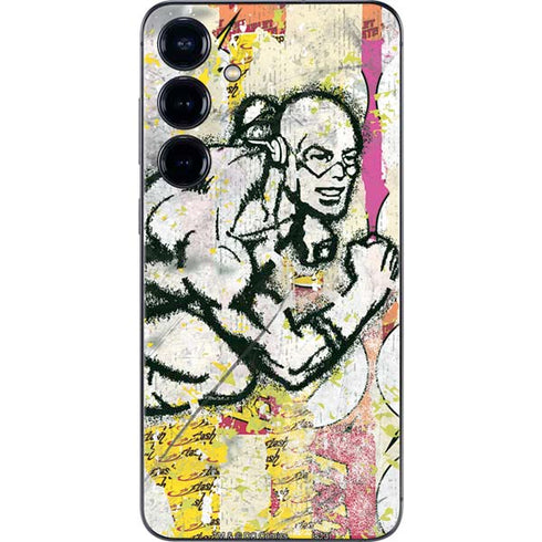 DC Comics The Flash Retro Abstract Running Pose Galaxy S25 Plus Skin