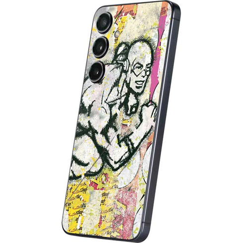 DC Comics The Flash Retro Abstract Running Pose Galaxy S25 Skin