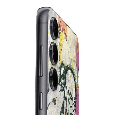 DC Comics The Flash Retro Abstract Running Pose Galaxy S25 Skin