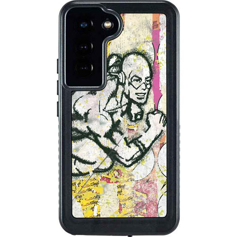 DC Comics The Flash Retro Abstract Running Pose Galaxy S24 Waterproof Case
