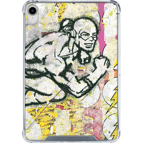 DC Comics The Flash Retro Abstract Running Pose iPad 11th Gen (2025) Clear Case