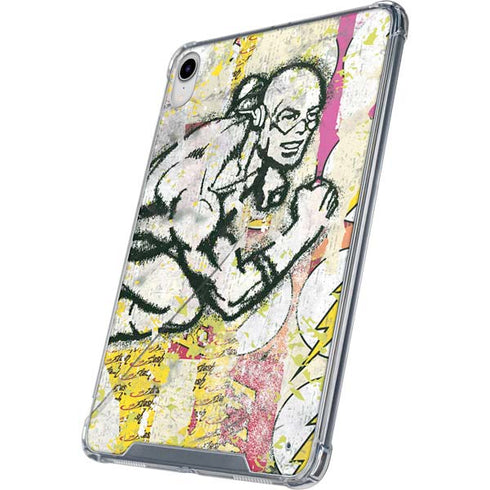 DC Comics The Flash Retro Abstract Running Pose iPad 11th Gen (2025) Clear Case