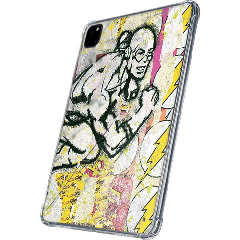DC Comics The Flash Retro Abstract Running Pose iPad Pro 11in (2024) Clear Case