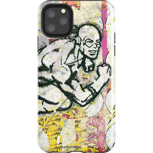 DC Comics The Flash Retro Abstract Running Pose iPhone Cases