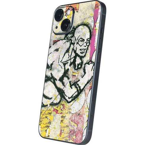 DC Comics The Flash Retro Abstract Running Pose iPhone 15 Skin