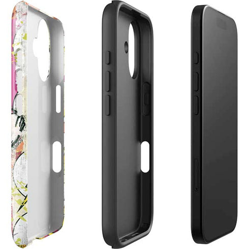 DC Comics The Flash Retro Abstract Running Pose iPhone 16 Plus Impact Case