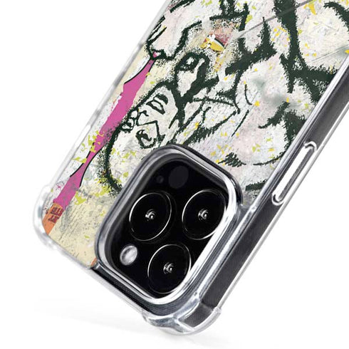 DC Comics The Flash Retro Abstract Running Pose iPhone 16 Pro Max MagSafe Case