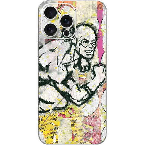 DC Comics The Flash Retro Abstract Running Pose iPhone 16 Pro Max Skin