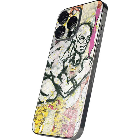 DC Comics The Flash Retro Abstract Running Pose iPhone 16 Pro Max Skin