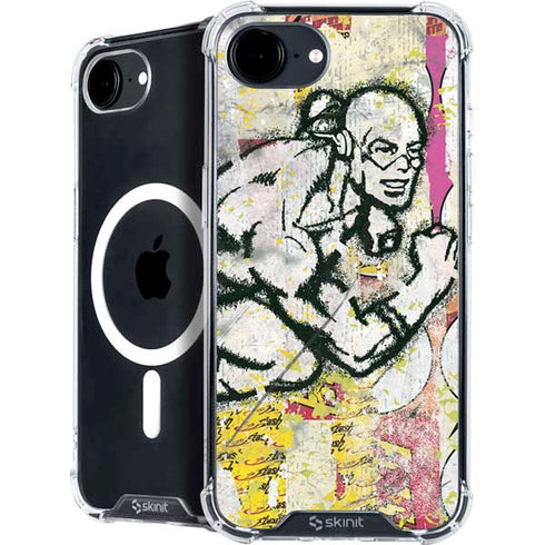 DC Comics The Flash Retro Abstract Running Pose iPhone 16e MagSafe Case