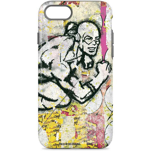 DC Comics The Flash Retro Abstract Running Pose iPhone Cases