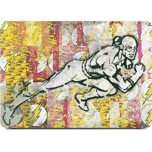 DC Comics The Flash Retro Abstract Running Pose Apple MacBook Air Skin