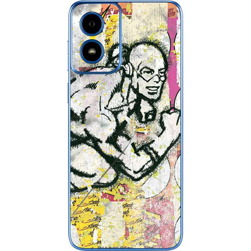 DC Comics The Flash Retro Abstract Running Pose Moto G Play 4G (2024) Skin