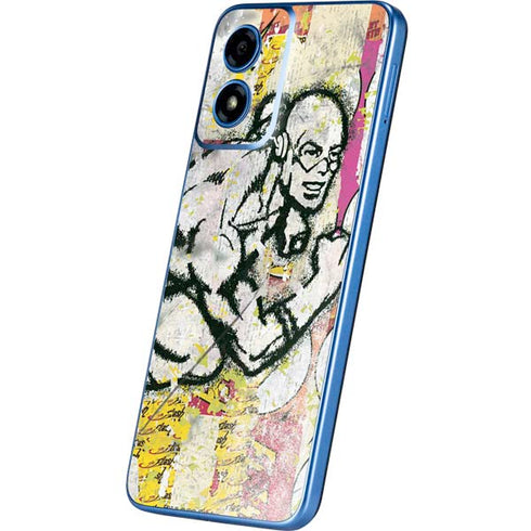 DC Comics The Flash Retro Abstract Running Pose Moto G Play 4G (2024) Skin