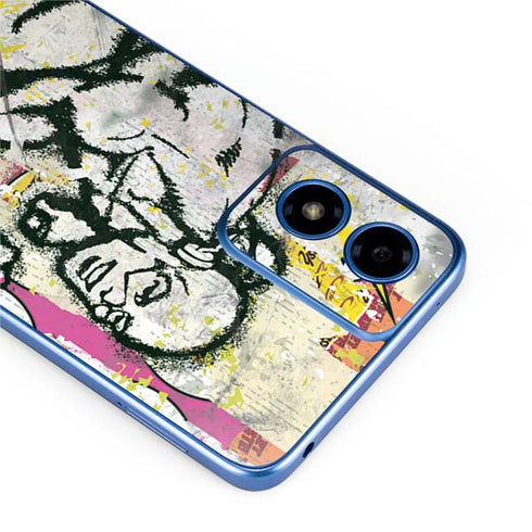 DC Comics The Flash Retro Abstract Running Pose Moto G Play 4G (2024) Skin