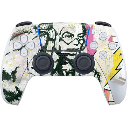 DC Comics The Flash Retro Abstract Running Pose PS5 Pro Bundle Skin