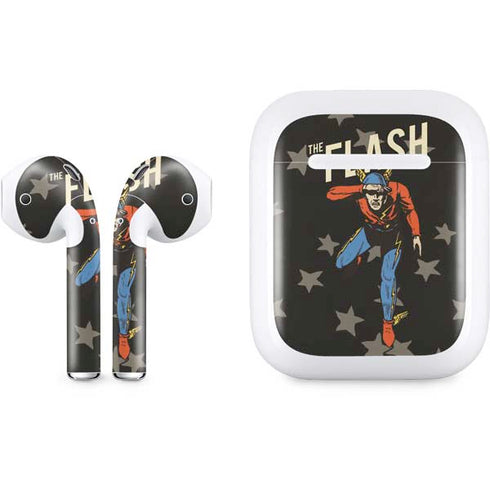 DC Comics The Flash Retro Action Pose Apple AirPods Skin