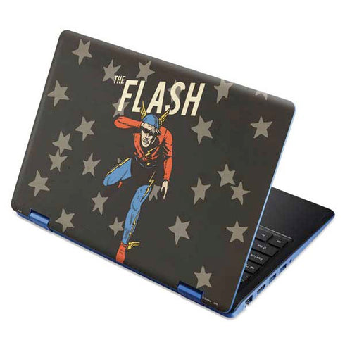 DC Comics The Flash Retro Action Pose Aspire R11 11.6in Skin