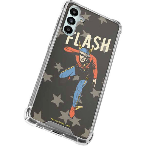 DC Comics The Flash Retro Action Pose Gabb Phone 4 Clear Case