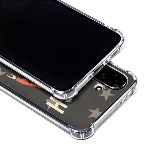 DC Comics The Flash Retro Action Pose Galaxy A36 5G Clear Case