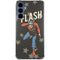 DC Comics The Flash Retro Action Pose Galaxy A55 5G Clear Case