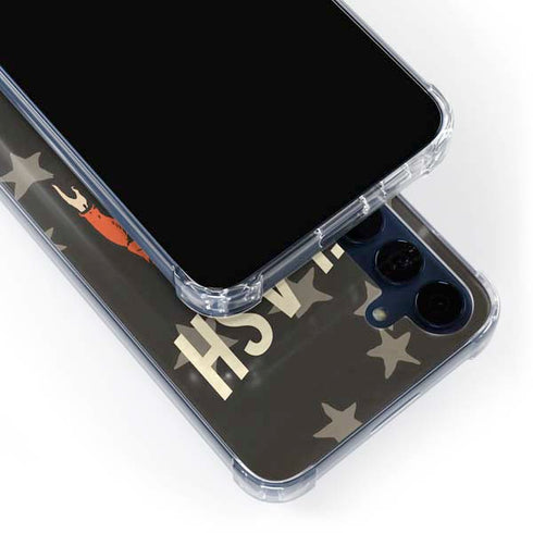 DC Comics The Flash Retro Action Pose Galaxy A55 5G Clear Case
