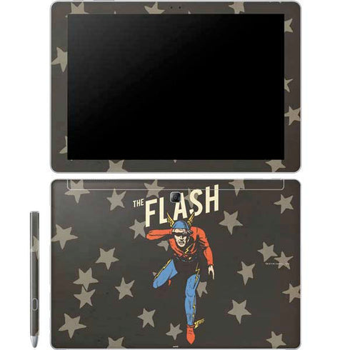 DC Comics The Flash Retro Action Pose Galaxy Book 12in Skin