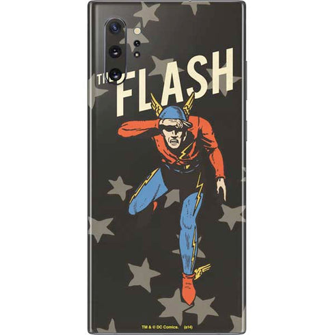 DC Comics The Flash Retro Action Pose Galaxy Note 10 Plus Skin