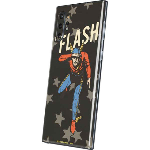 DC Comics The Flash Retro Action Pose Galaxy Note 10 Plus Skin