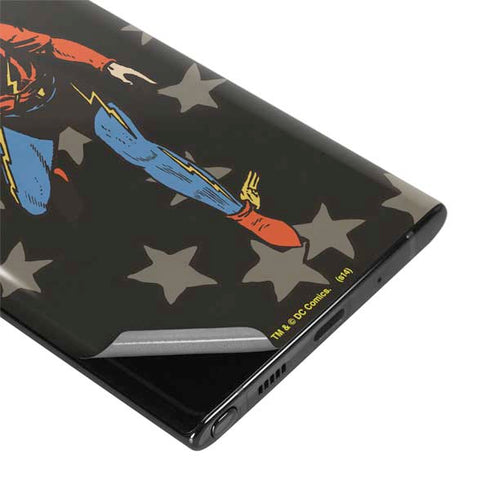DC Comics The Flash Retro Action Pose Galaxy Note 10 Plus Skin