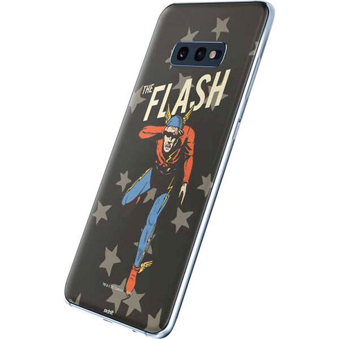 DC Comics The Flash Retro Action Pose Galaxy S10e Skin