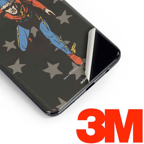 DC Comics The Flash Retro Action Pose Galaxy S10e Skin